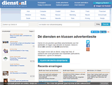 Tablet Screenshot of dienst.nl